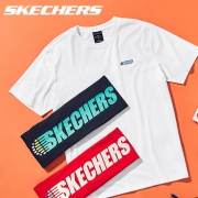 5日0点、88VIP：Skechers 斯凯奇 L120M053 中性款短袖T恤 84.55元