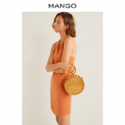 MANGO  十字交叉后背连衣裙 119元包邮