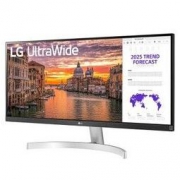LG 29英寸 21:9 超宽带鱼屏 HDR IPS硬屏 sRGB99% FreeSync 三面微边 内置音箱 低闪屏 显示器 29WN600-W