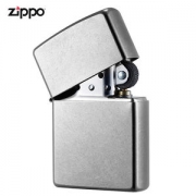 美国原机进口 zippo 经典花砂镀铬打火机