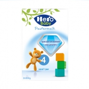 Hero baby 婴儿配方奶粉 4段 700g *3件 196.3元（合65.4元/件）