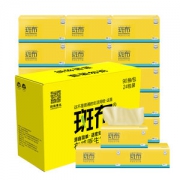 天猫超市发售 斑布 竹浆立体压花家用抽纸巾 24包