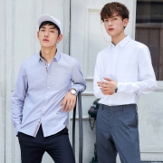 PEACEBIRD MEN 太平鸟 BWCA93110 男士纯棉衬衫 *3件 317.9元（合105.97元/件）