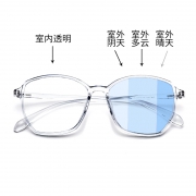 晰雅 TR90 超轻镜框+平光防蓝光眼镜片 48元包邮（需用券）
