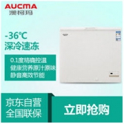 澳柯玛（AUCMA）202升冷柜 超低温冷柜 电脑控温 家用商用 单箱变温 大容量通体柜 BC/BD-202DNE