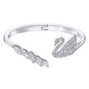 SWAROVSKI 施华洛世奇 5258397 银色开口天鹅手镯 *3件