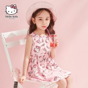 Hello Kitty 凯蒂猫 儿童洋气连衣裙 49.5元包邮（需用券）