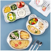 upstyle 悠家良品 分格卡通儿童餐盘
