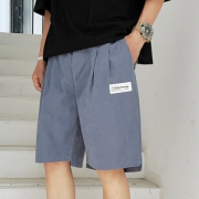 班布里 男士夏季宽松款 桃皮绒休闲短裤