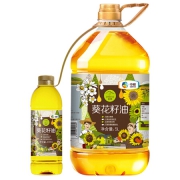 中粮初萃 葵花籽油 一级物理压榨5L+400mL