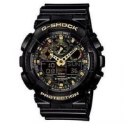 CASIO 卡西欧 G-shock GA-100CF-1A9 男士双显运动手表