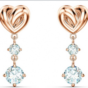 1倍差价：Swarovski 施华洛世奇 绳结爱心耳环 5517942