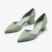 CHARLES & KEITH CK1-60920181 女士尖头粗跟单鞋 179元包邮