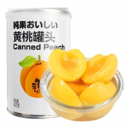 味品堂新鲜糖水黄桃罐头425g*5 罐 24.8元包邮（需用券）