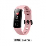 百亿补贴： HONOR 荣耀 荣耀手环5 智能手环 NFC版 珊瑚粉