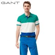61预告：GANT 甘特 2052012 拼色短袖POLO衫 低至179元/件包邮