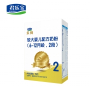 君乐宝 乐纯 较大婴儿配方牛奶粉 二段 150g*1盒 5.2元包邮