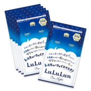 LuLuLun日本急救清洁面膜去角质黑头收缩毛孔正品5片补水保湿提亮