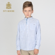 IVY HOUSE 常春藤 男童 条纹半开襟衬衫 59元包邮（需用券）