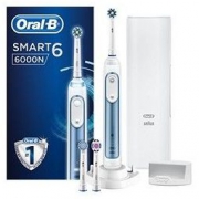 Oral-B 欧乐B 博朗 Smart 6可充电电动牙刷 - 配备新型锂离子电池（英国2针浴室插头）