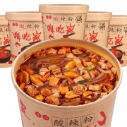 万人团、17号0点：嗨吃家 酸辣粉 112g*6桶