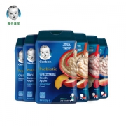美国进口 嘉宝2/3段 益生菌果味高铁米粉 227g*6罐