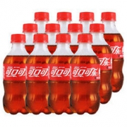 可口可乐 Coca-Cola 汽水 碳酸饮料 300ml*12瓶 整箱装 可口可乐公司出品