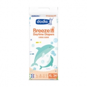 88VIP：Dodie Breeze 透日款 婴儿纸尿裤 XL34片 *3件 231.8元包邮（合77.27元/件）
