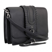 Rebecca Minkoff 瑞贝卡·明可弗 Paige 女士小号皮革单肩包 HF17FPGX09-001