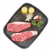 祁连牧歌 安格斯 醇厚 原切西冷牛排 500g/袋（2片） 谷饲300天 国产牛肉 72h排酸 *2件