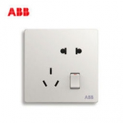 ABB 轩致 AF225 一开五孔插座*5件