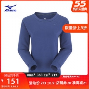 日本 美津浓Mizuno 女圆领长袖T恤