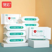 第二件半价 第二件半价德佑酒精消毒湿巾40抽4包 券后￥28.9
