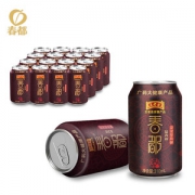 王老吉 春都 人参石榴泡泡茶 风味盐汽水 310ml*16罐 0脂肪