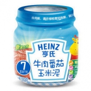 Heinz 亨氏 幼婴儿蔬菜泥 113g 牛肉番茄玉米味