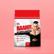 移动专享：BAAM!! 蛋白粉乳清蛋白质粉5磅 2.267kg/袋 233元包邮（多重优惠）