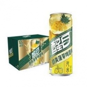 醒目Smart 菠萝啤 酒味汽水 330ml*12听 整箱装 可口可乐公司出品 菠萝啤 *2件