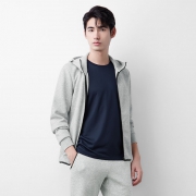 lativ 诚衣 43345 男士太空棉连帽夹克 *2件 193.5元包邮（合96.75元/件）