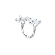 SWAROVSKI 5372962 LOUISON 白金色开口女戒指