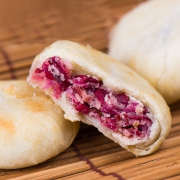 云南老字号，大片花瓣：潘祥记 玫瑰原味鲜花饼 400g 16个
