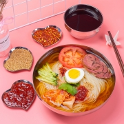 加送4袋泡菜 咕咕熊旗舰店 朝鲜冷面410G*4袋 券后￥17.8
