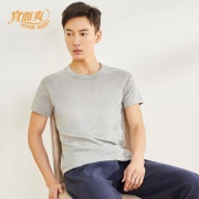 宜而爽 CL801N 男士罗纹纯棉短袖