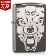 美国原机进口 Zippo 战狼风云 150黑冰镭射 16孔防风打火机