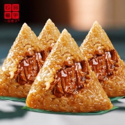 一品巷子 嘉兴鲜肉粽子 120g*4只 14.9元包邮（需用券）