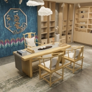 兆生 全实木中式书桌  100*50*75*5cm 399元包邮（需用券）