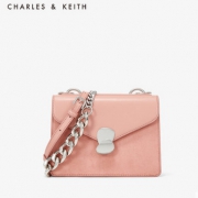 61预售：CHARLES&KEITH CK2-80840173-1 粗链条翻盖单肩包 239元包邮（需订金）