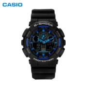 CASIO 卡西欧 G-SHOCK GA-100-1A2 双显运动男表