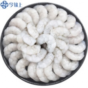 今锦上 翡翠生白虾仁 1kg/袋 约145-180只 *3件