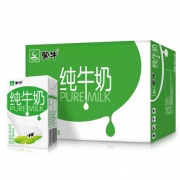 PLUS会员：蒙牛 纯牛奶 PURE MILK 250ml*16 礼盒装
