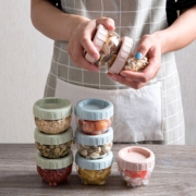 溜溜熊 可叠加食品储物罐 3个装 *3件 7.9元包邮（需用券）